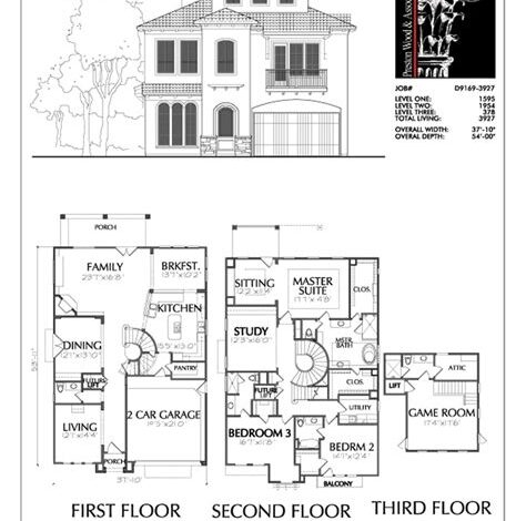 Floor Plans for Three-Story Homes: A Comprehensive Guide to Designing Your Dream Abode