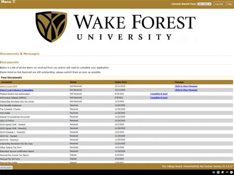 Wake Forest Financial Aid Portal: A Comprehensive Guide