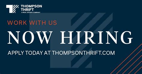 Thompson Thrift Careers: Building a Future in Real Estate