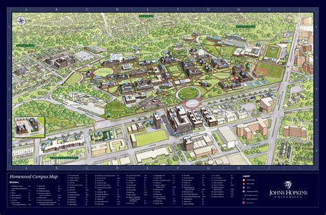 Johns Hopkins University Homewood Campus Map: A Visual Guide
