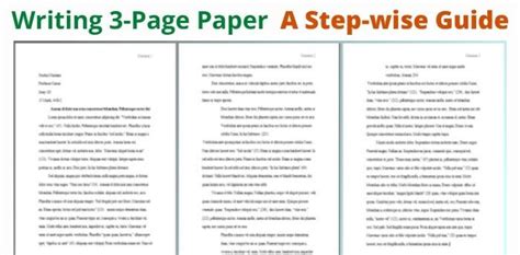 How Long Does it Take to Write a 3-Page Paper?