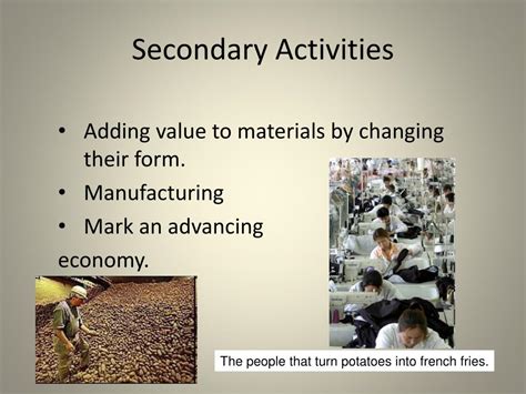 Secondary Economic Activity Definition: Unlocking the Value of Manufacturing
