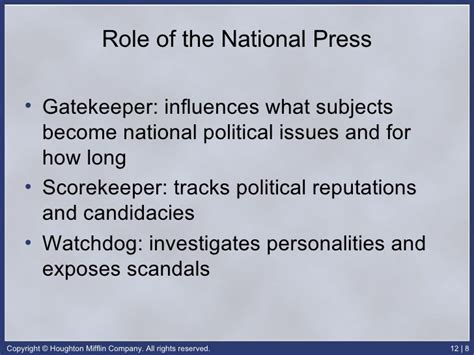 Watchdog Definition AP Gov