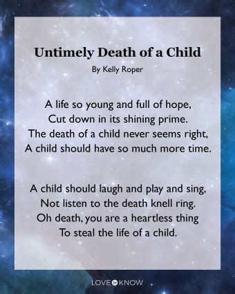 When I Die Young: The Tragic Loss of Youthful Lives