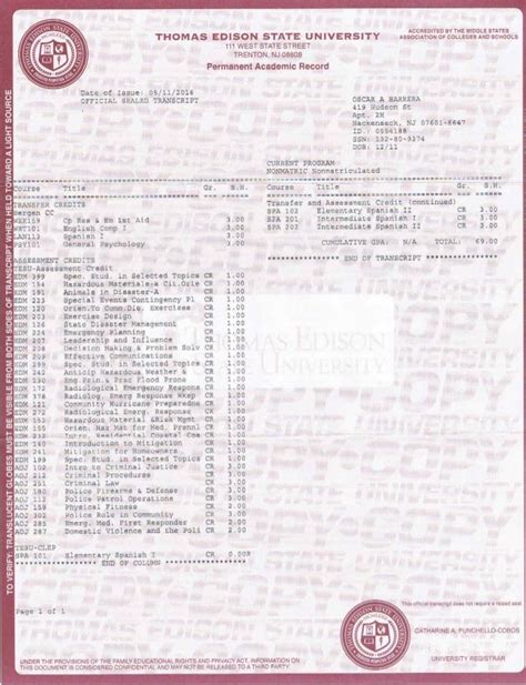 Thomas Edison State University Transcript: A Complete Guide