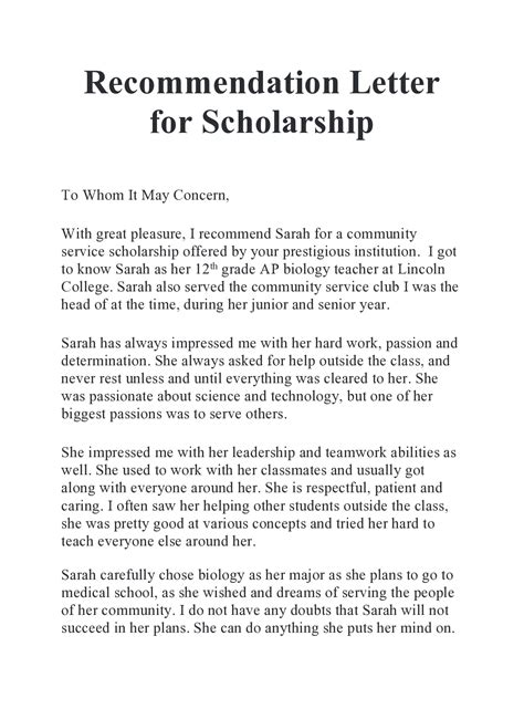 Student Reference Letter for Scholarship: A Guide to Writing an Effective Letter How to Write a Reference Letter for a Student Scholarship (Step-by-Step Guide)
