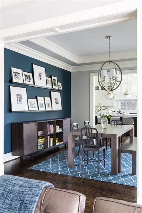Transform Your Home with the Timeless Charm of Grey Walls and a Blue Accent Wall