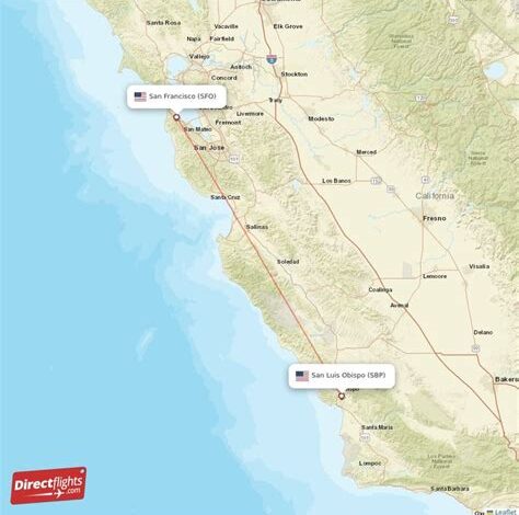 SFO to SBP: A Comprehensive Guide to Air Travel Between San Francisco and San Luis Obispo