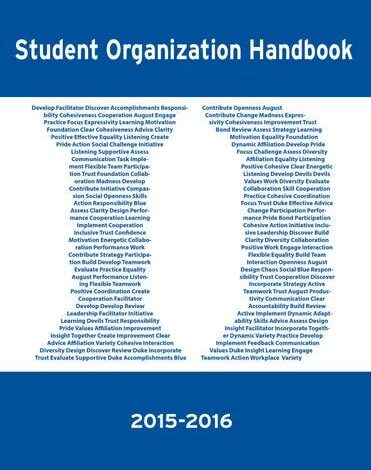 Duke Student Organizations: A Comprehensive Guide