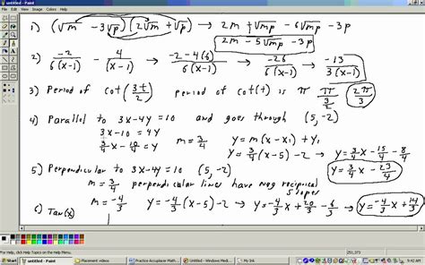 Math Placement Practice Test: Ace Your College Math Course