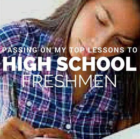 Tips for Thriving in High School as a Freshman