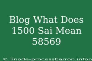 What Does an SAI of 1500 Mean?