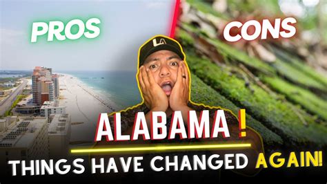 Living in Alabama: Pros and Cons for Due Consideration