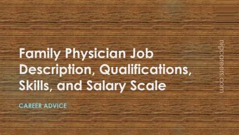 Family Doctor Job Description: A Comprehensive Guide to Responsibilities, Skills, and Career Outlook