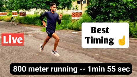 Good Time for the 800 Meter Run: Achieving Peak Performance
