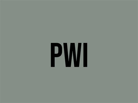 What Does PWI Mean?