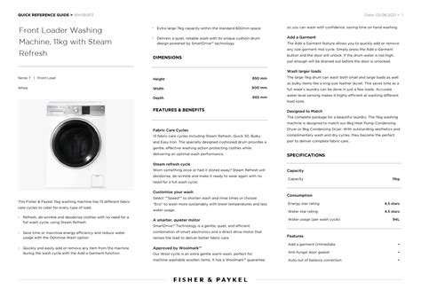 Fisher Paykel Washing Machine: A Comprehensive Guide to Advanced Laundry Care