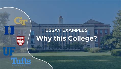 Why This College Essay?
