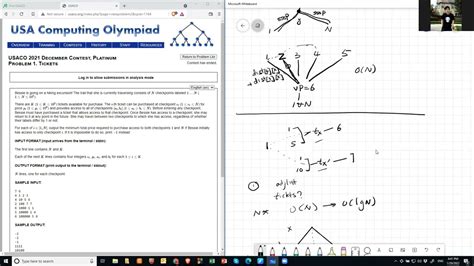 Example USACO Platinum Problem: The Barn Dance