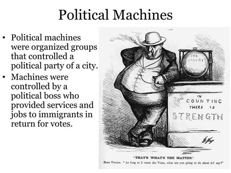 Political Machine Definition in US History