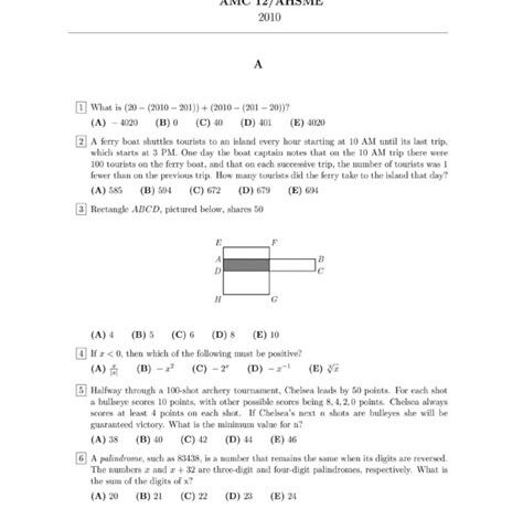 2010 AMC 12A Problems/Problem 20