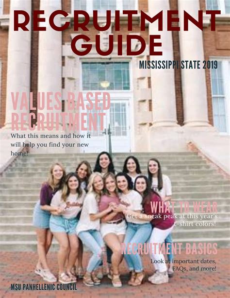 Miss State Sororities: A Comprehensive Guide for Prospective Members Additional Resources Tables