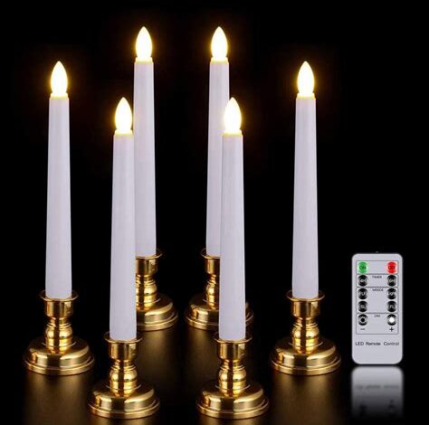 Electric Timer Candles Windows: Illuminate Your Home with Convenience and Ambiance