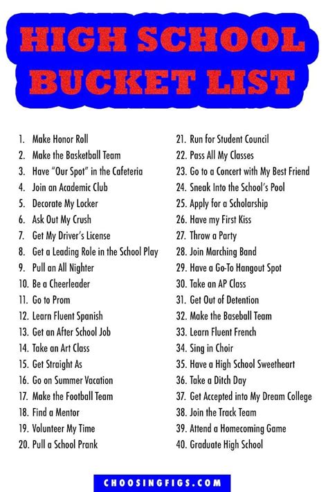 Things to Do Before You Graduate High School: A Bucket List for the Soon-to-Be Graduates