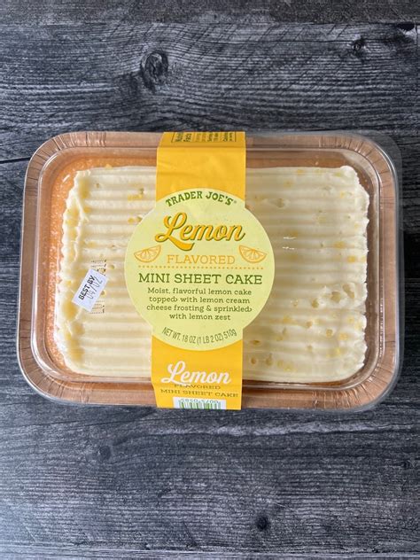 Trader Joe’s Lemon Cake: A Culinary Masterpiece