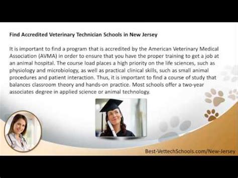 Vet Technician Schools in New Jersey: A Comprehensive Guide