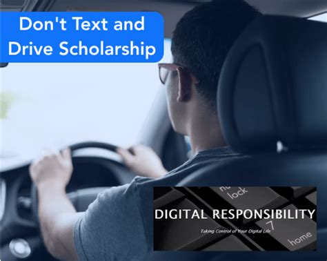 Don’t Text and Drive Scholarships: Empowering Safe Driving Practices