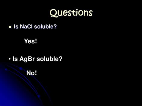 Is AgBr Soluble? Frequently Asked Questions (FAQs)