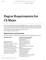 UMD CS Degree Requirements: Everything You Need to Know