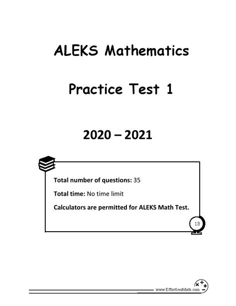 Practice ALEKS Math Placement Test