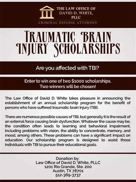 Scholarships for Traumatic Brain Injury