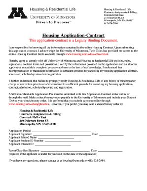 University of Minnesota Housing Contract: A Comprehensive Guide