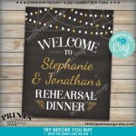 Rehearsal Dinner Signs: A Creative Canvas for Wedding Celebrations