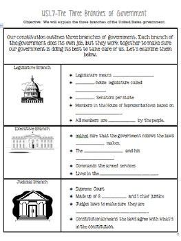 Essay Passage and Questions About U.S. Government