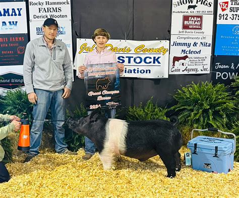 What is the Top Livestock in Jeff Davis County, Georgia?