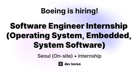 Boeing Software Engineer Intern: A Gateway to Aerospace Innovation