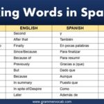 What does to mean in Spanish