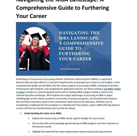 Chapman University MBA: A Comprehensive Guide for Success