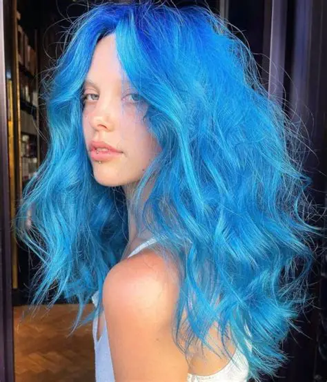 Blue Streak Hair: A Bold and Vibrant Statement of Style