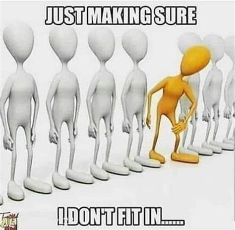 Making Sure I Don’t Fit In