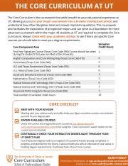 UT Core Curriculum: Unlocking the Doors to a Well-Rounded Education