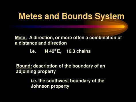 Metes and Bounds: A Comprehensive Guide