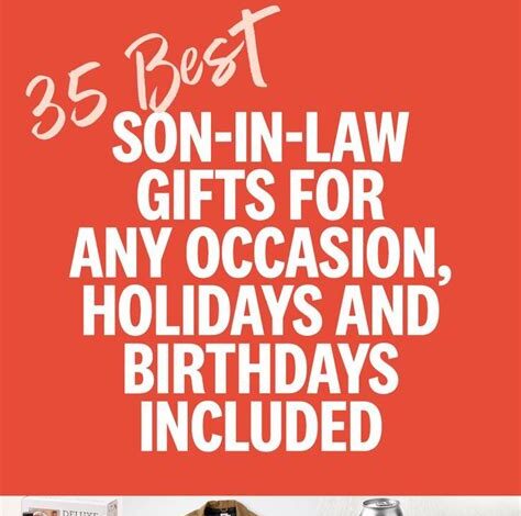 The Best Gifts for Your Son-in-Law