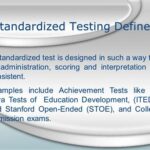 Definition Standardized Test