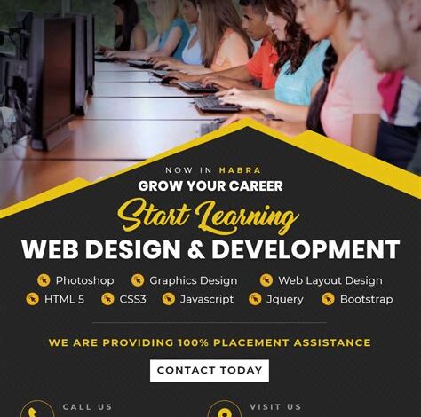 Web Development Class Flyer