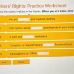 Workers’ Rights Practice Worksheet Answers